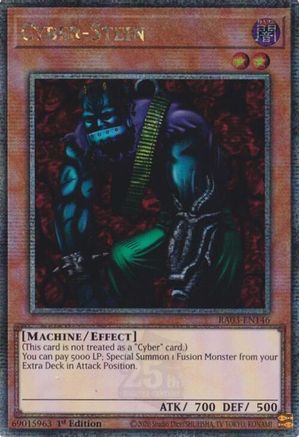 QUARTER CENTURY SECRET RARE Cyber-Stein (Quarter Century Secret Rare) (RA03-EN146) - Quarter Century Bonanza 1st Edition