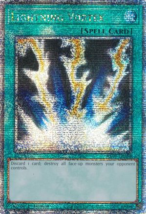 QUARTER CENTURY SECRET RARE Lightning Vortex (Quarter Century Secret Rare) (RA03-EN148) - Quarter Century Bonanza 1st Edition