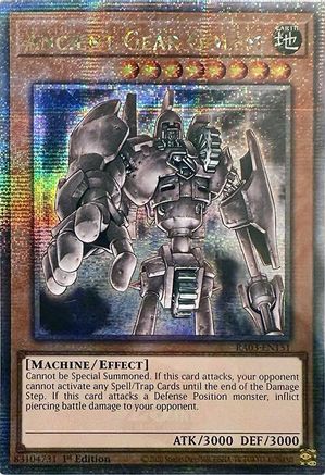 QUARTER CENTURY SECRET RARE Ancient Gear Golem (Quarter Century Secret Rare) (RA03-EN151) - Quarter Century Bonanza 1st Edition