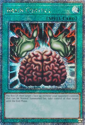 QUARTER CENTURY SECRET RARE Brain Control (Quarter Century Secret Rare) (RA03-EN154) - Quarter Century Bonanza 1st Edition