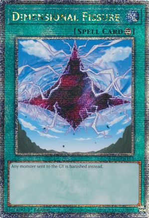 QUARTER CENTURY SECRET RARE Dimensional Fissure (Quarter Century Secret Rare) (RA03-EN163) - Quarter Century Bonanza 1st Edition