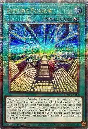 QUARTER CENTURY SECRET RARE Future Fusion (Quarter Century Secret Rare) (RA03-EN168) - Quarter Century Bonanza 1st Edition