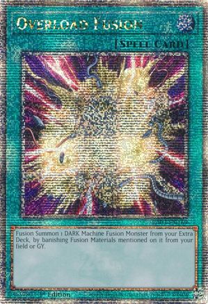 QUARTER CENTURY SECRET RARE Overload Fusion (Quarter Century Secret Rare) (RA03-EN169) - Quarter Century Bonanza 1st Edition