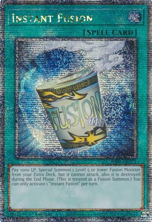 QUARTER CENTURY SECRET RARE Instant Fusion (Quarter Century Secret Rare) (RA03-EN171) - Quarter Century Bonanza 1st Edition
