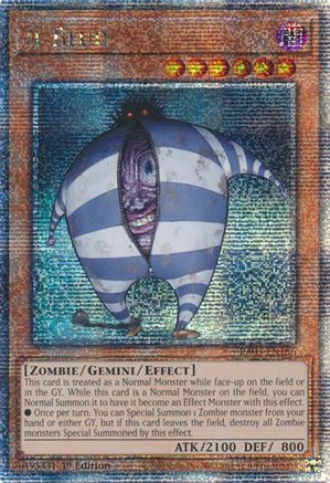 QUARTER CENTURY SECRET RARE Il Blud (Quarter Century Secret Rare) (RA03-EN186) - Quarter Century Bonanza 1st Edition