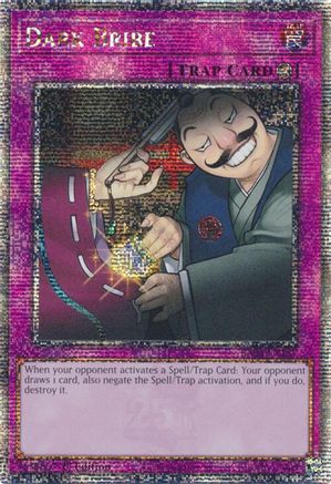 QUARTER CENTURY SECRET RARE Dark Bribe (Quarter Century Secret Rare) (RA03-EN187) - Quarter Century Bonanza 1st Edition