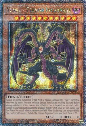 QUARTER CENTURY SECRET RARE Yubel - Terror Incarnate (Quarter Century Secret Rare) (RA03-EN190) - Quarter Century Bonanza 1st Edition