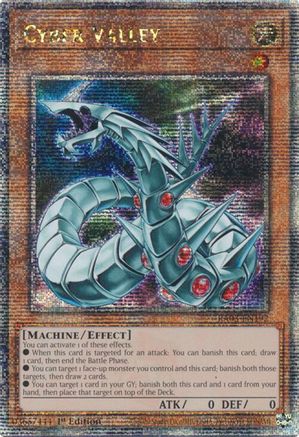 QUARTER CENTURY SECRET RARE Cyber Valley (Quarter Century Secret Rare) (RA03-EN192) - Quarter Century Bonanza 1st Edition