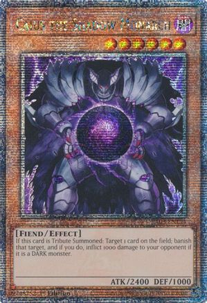 QUARTER CENTURY SECRET RARE Caius the Shadow Monarch (Quarter Century Secret Rare) (RA03-EN194) - Quarter Century Bonanza 1st Edition