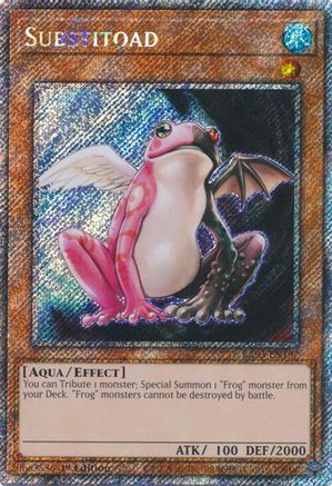 PLATINUM SECRET RARE Substitoad (Platinum Secret Rare) (RA03-EN197) - Quarter Century Bonanza 1st Edition
