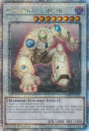 QUARTER CENTURY SECRET RARE Colossal Fighter (Quarter Century Secret Rare) (RA03-EN200) - Quarter Century Bonanza 1st Edition