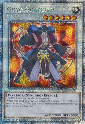 QUARTER CENTURY SECRET RARE Goyo Guardian (Quarter Century Secret Rare) (RA03-EN202) - Quarter Century Bonanza 1st Edition