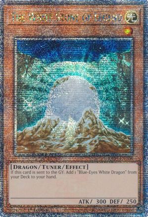 QUARTER CENTURY SECRET RARE The White Stone of Legend (Quarter Century Secret Rare) (RA03-EN208) - Quarter Century Bonanza 1st Edition