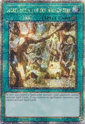 QUARTER CENTURY SECRET RARE Secret Village of the Spellcasters (Quarter Century Secret Rare) (RA03-EN209) - Quarter Century Bonanza 1st Edition