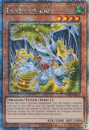 QUARTER CENTURY SECRET RARE Debris Dragon (Quarter Century Secret Rare) (RA03-EN214) - Quarter Century Bonanza 1st Edition
