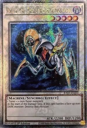 QUARTER CENTURY SECRET RARE Ally of Justice Catastor (Quarter Century Secret Rare) (RA03-EN222) - Quarter Century Bonanza 1st Edition