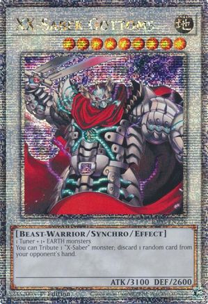 QUARTER CENTURY SECRET RARE XX-Saber Gottoms (Quarter Century Secret Rare) (RA03-EN226) - Quarter Century Bonanza 1st Edition