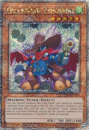 QUARTER CENTURY SECRET RARE Quickdraw Synchron (Quarter Century Secret Rare) (RA03-EN228) - Quarter Century Bonanza 1st Edition