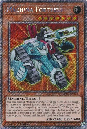 PLATINUM SECRET RARE Machina Fortress (Platinum Secret Rare) (RA03-EN233) - Quarter Century Bonanza 1st Edition