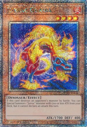 QUARTER CENTURY SECRET RARE Jurrac Guaiba (Quarter Century Secret Rare) (RA03-EN242) - Quarter Century Bonanza 1st Edition