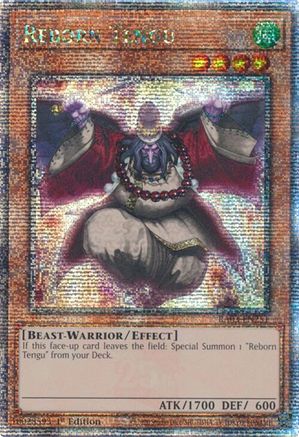 QUARTER CENTURY SECRET RARE Reborn Tengu (Quarter Century Secret Rare) (RA03-EN251) - Quarter Century Bonanza 1st Edition