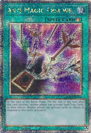 QUARTER CENTURY SECRET RARE Anti-Magic Arrows (Quarter Century Secret Rare) (RA03-EN264) - Quarter Century Bonanza 1st Edition