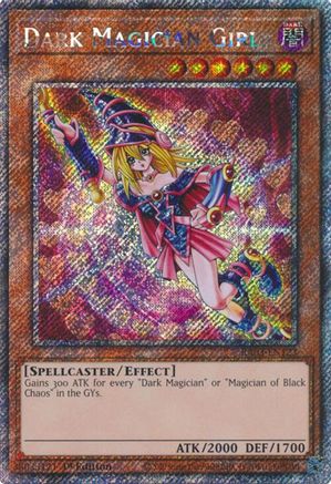 PLATINUM SECRET RARE Dark Magician Girl (Platinum Secret Rare) (C) (RA03-EN123) - Quarter Century Bonanza 1st Edition