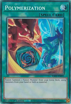 PRISMATIC COLLECTOR'S RARE Polymerization (B) (HERO Art) (PCR) (RA03-EN051) - Quarter Century Bonanza 1st Edition