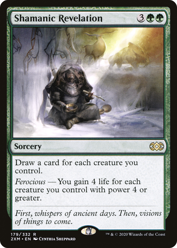FOIL Shamanic Revelation (2XM-179) - Double Masters - Magic The Gathering