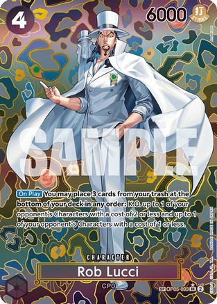 Rob Lucci (SP) (OP05-093) - Emperors in the New World - One Piece
