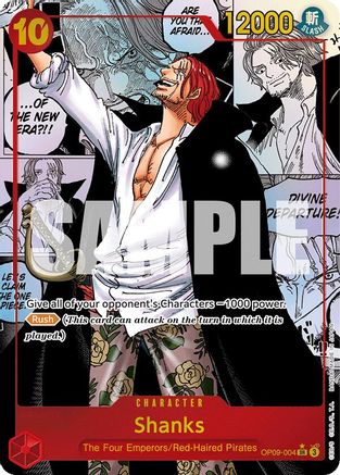 Shanks (004) (Parallel) (OP09-004) - Emperors in the New World - One Piece