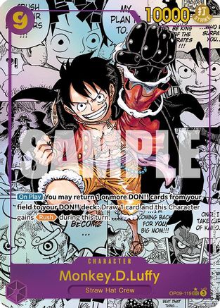 Monkey.D.Luffy (119) (Parallel) (OP09-119) - Emperors in the New World - One Piece