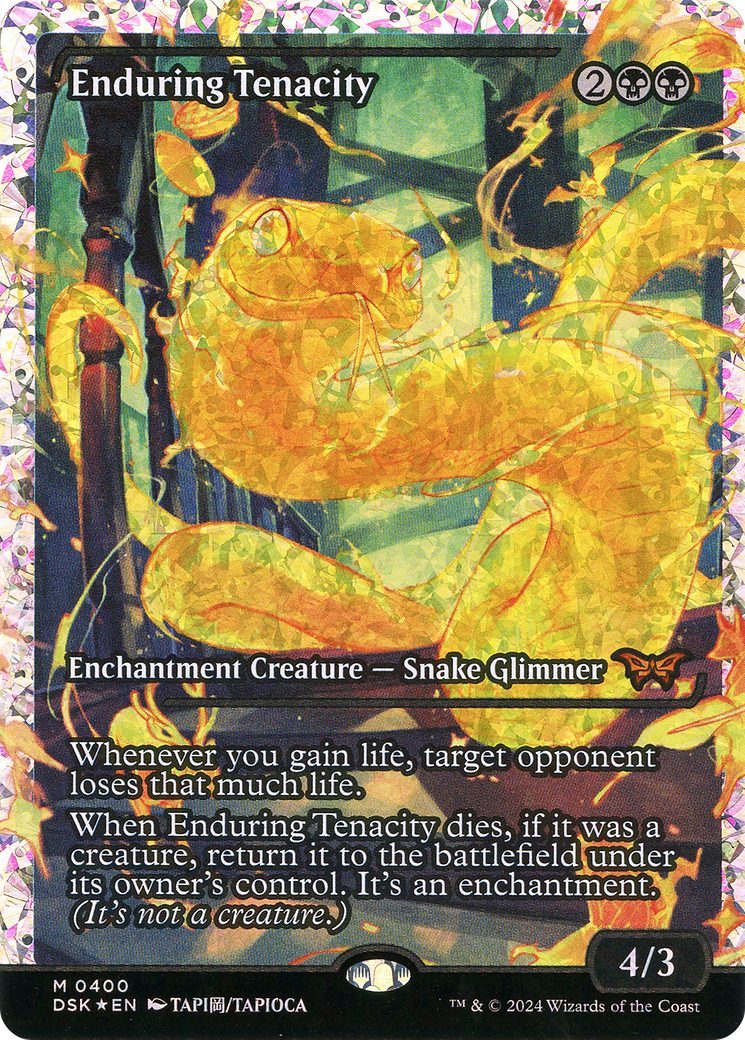 FOIL Enduring Tenacity (DSK-400) - Duskmourn: House of Horror - Magic The Gathering