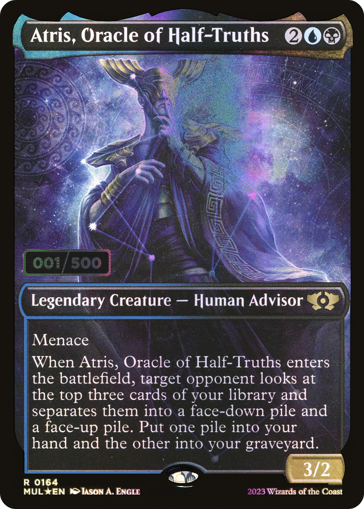 FOIL Atris, Oracle of Half-Truths (Serial Numbered) (MUL-164) - Multiverse Legends - Magic The Gathering