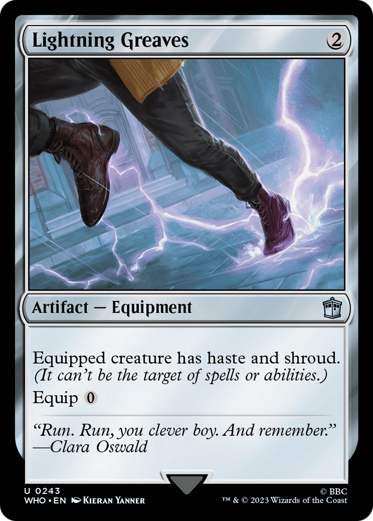 Lightning Greaves (WHO-243) - Doctor Who - Magic The Gathering