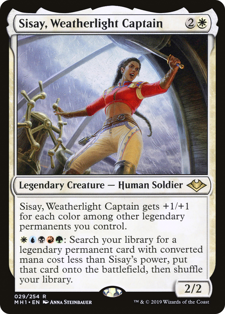 FOIL Sisay, Weatherlight Captain (MH1-029) - Modern Horizons - Magic The Gathering