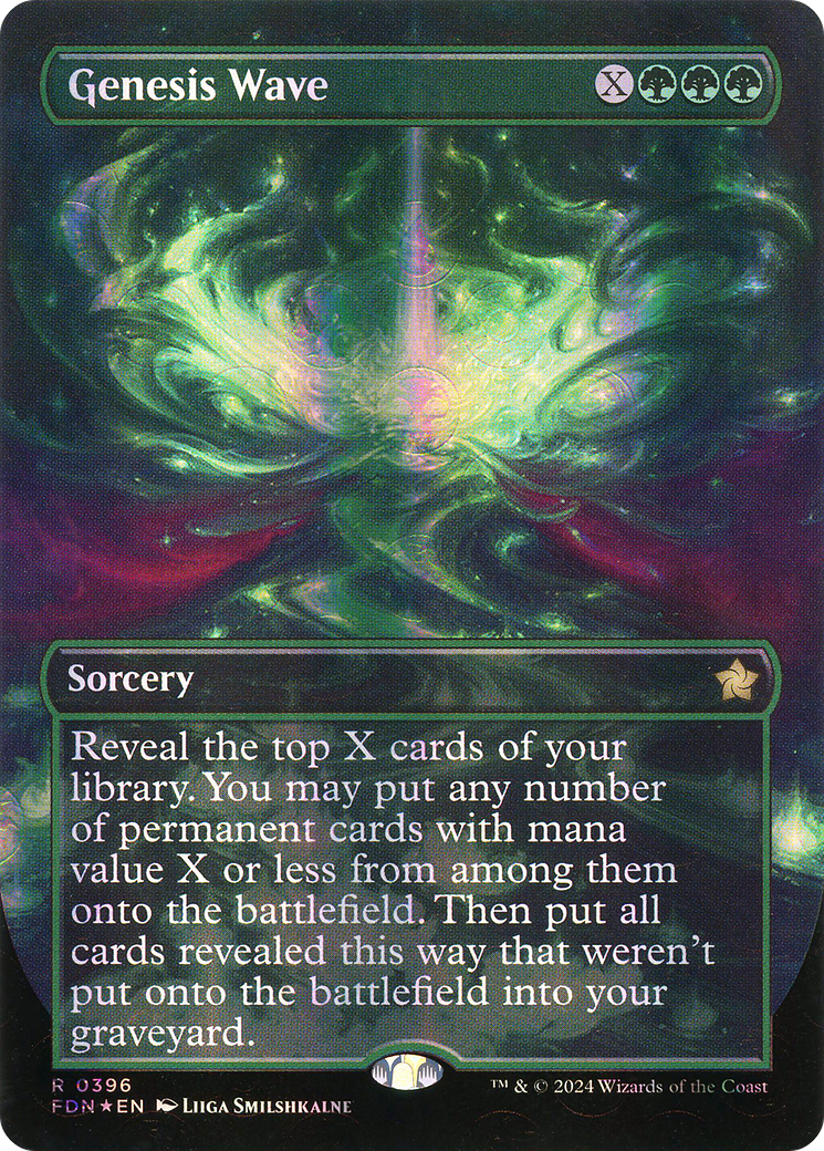 FOIL Genesis Wave (FDN-396) - Foundations - Magic The Gathering