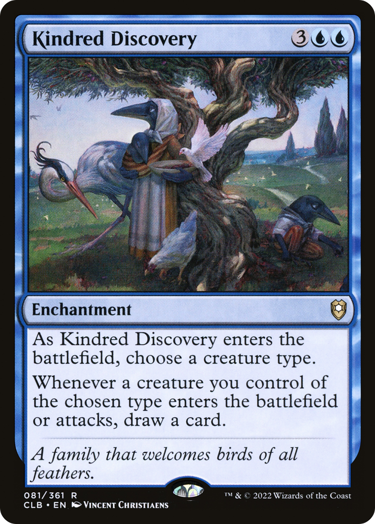FOIL Kindred Discovery (CLB-081) - Commander Legends: Battle for Baldur's Gate - Magic The Gathering