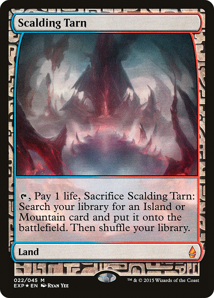 FOIL Scalding Tarn (EXP-022) - Zendikar Expeditions - Magic The Gathering