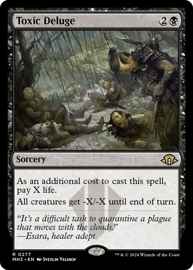 FOIL Toxic Deluge (MH3-277) - Modern Horizons 3 - Magic The Gathering