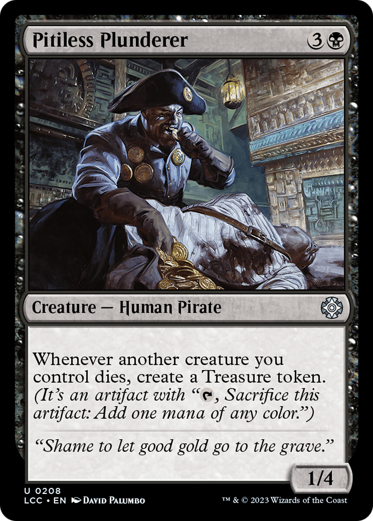 Pitiless Plunderer (LCC-208) - The Lost Caverns of Ixalan Commander - Magic The Gathering