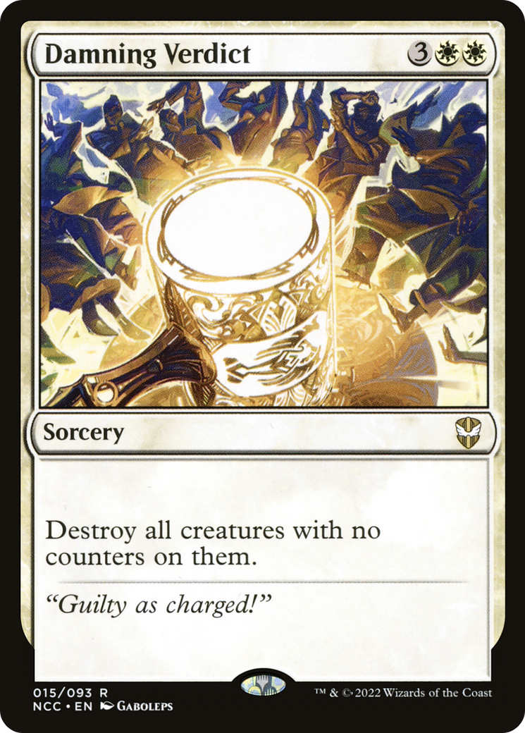 Damning Verdict (NCC-015) - New Capenna Commander - Magic The Gathering