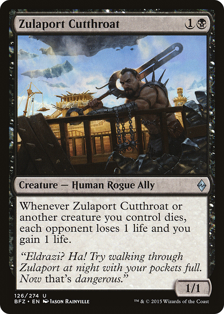 Zulaport Cutthroat (BFZ-126) - Battle for Zendikar - Magic The Gathering