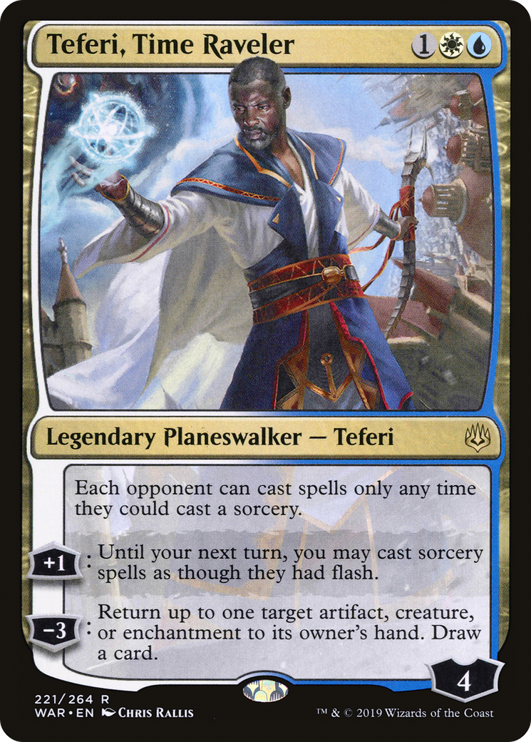 Teferi, Time Raveler (WAR-221) - War of the Spark - Magic The Gathering