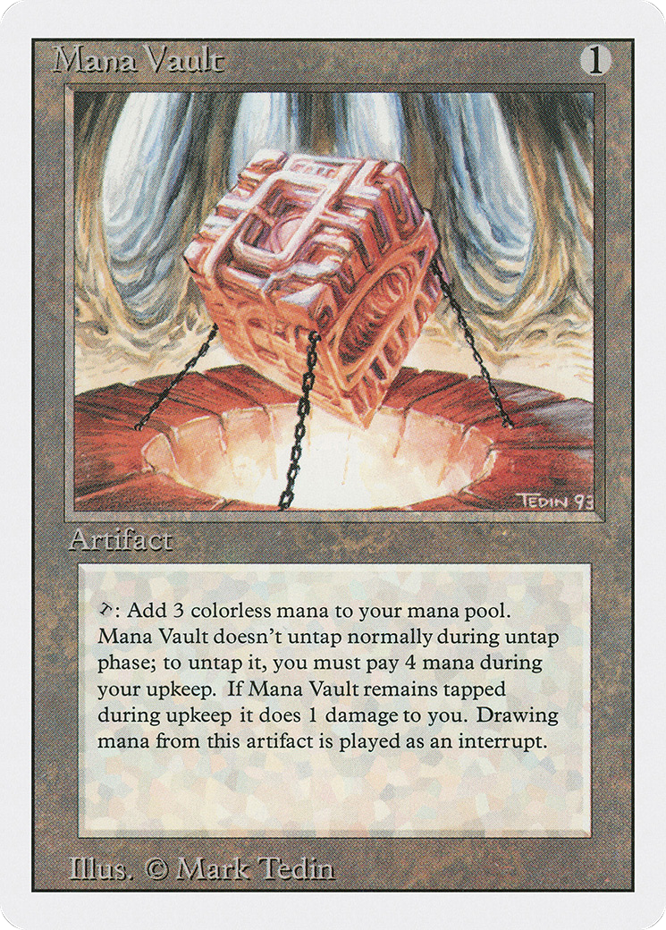 Mana Vault (3ED-263) - Revised Edition - Magic The Gathering