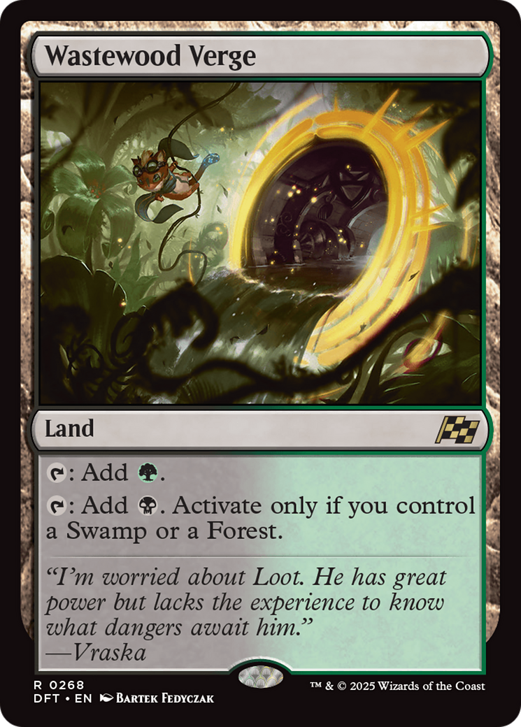 Wastewood Verge (DFT-268) - Aetherdrift - Magic The Gathering