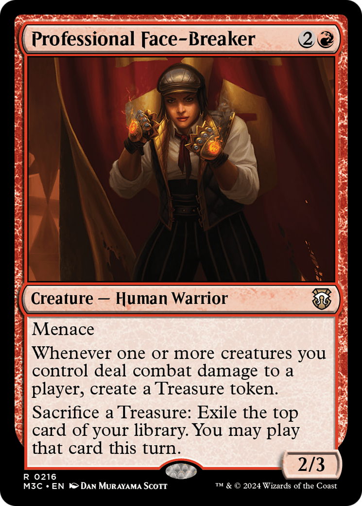 Professional Face-Breaker (M3C-216) - Modern Horizons 3 Commander - Magic The Gathering