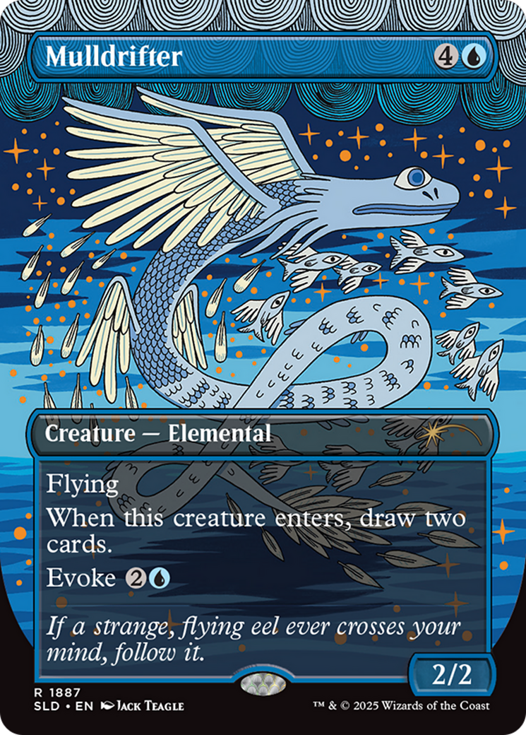 FOIL Mulldrifter (SLD-1887) - Secret Lair Drop - Magic The Gathering