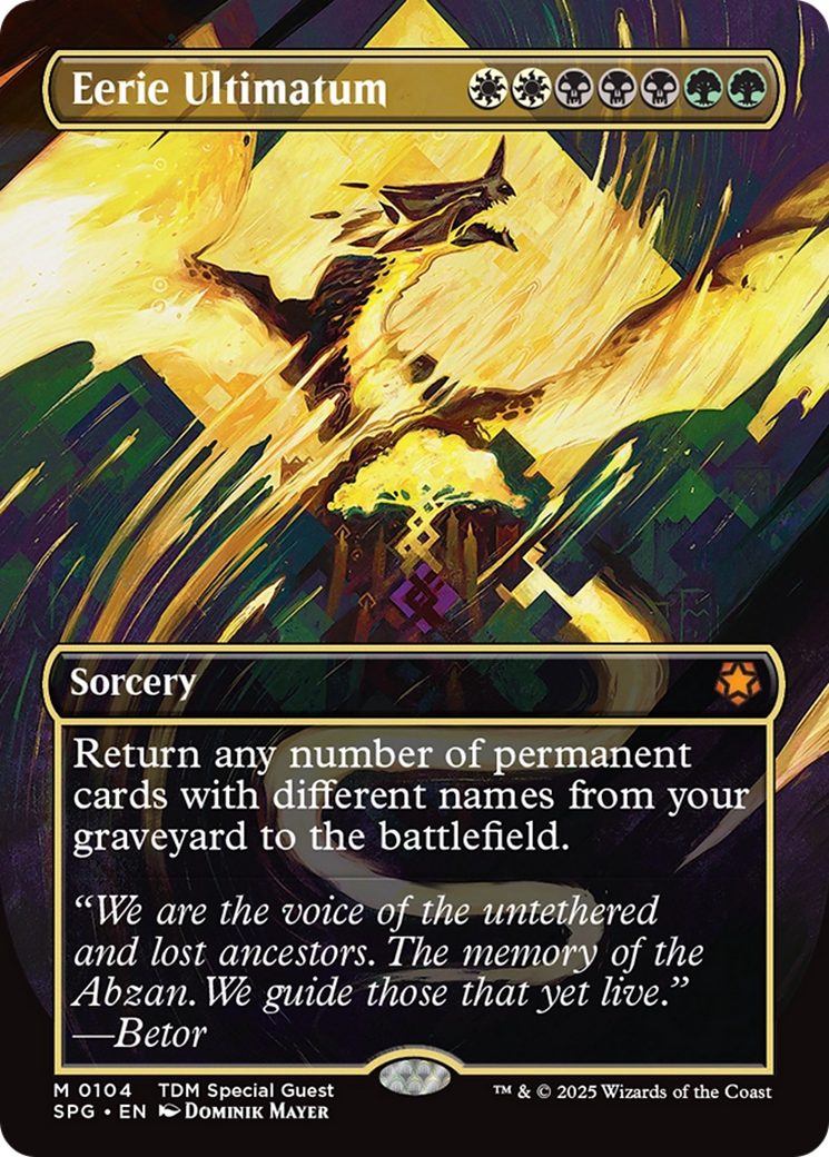 Eerie Ultimatum (SPG-104) - Special Guests - Magic The Gathering