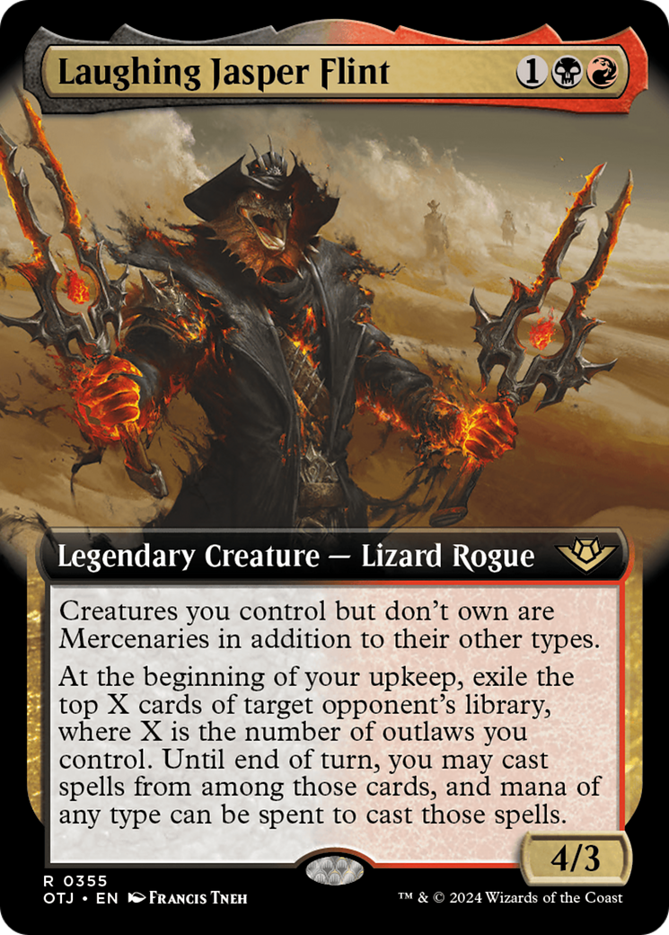 Laughing Jasper Flint (Extended Art) (OTJ-355) - Outlaws of Thunder Junction - Magic The Gathering